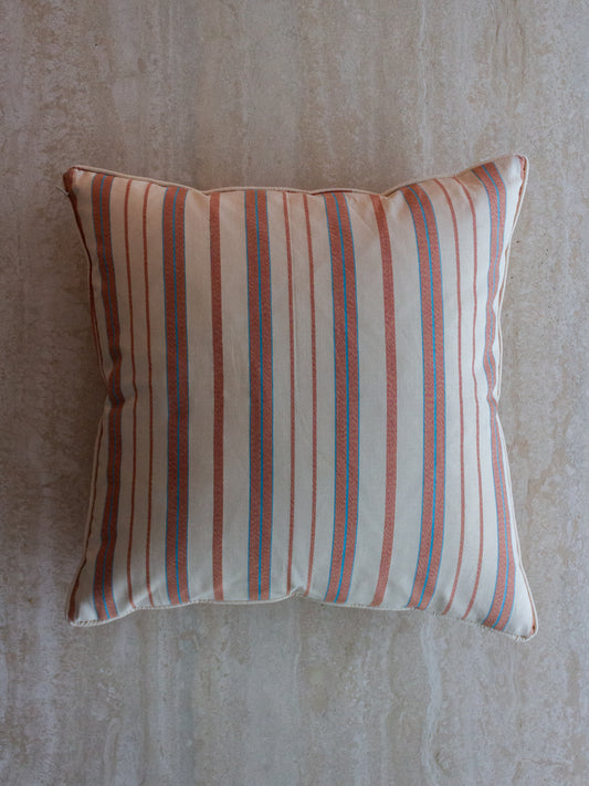 Raw silk pillow - Burnt Orange